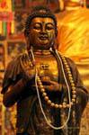 Buddha in Swastika, Wat Choeng Phanan, Ayutthaya, Thailand.