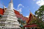Stein Chedi, Wat Choeng Phanan, Ayutthaya, Thailand.