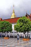 Reihen von Glocken, Wat Doi Suthep, Chiang Mai, Thailand.
