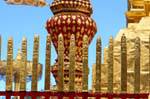 Dem Tor des Chedi, Wat Doi Suthep, Chiang Mai, Thailand.