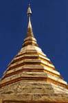 Top Chedi des Wat Doi Suthep, Chiang Mai, Thailand.