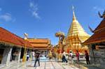Ort-Besuch Wat Doi Suthep, Chiang Mai, Thailand.