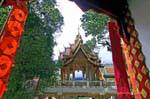 Kleine offene Tempel Wat Doi Suthep, Chiang Mai, Thailand.