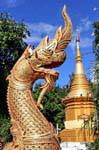 Nagakopf, Wat Doi Suthep, Chiang Mai, Thailand.