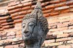 Knochenbruch, Sukhothai, Wat Mahathat, Thailand.