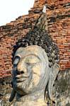Das Lächeln, das Nirwana, Sukhothai, Wat Mahathat, Thailand.