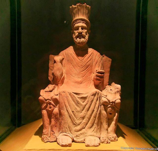 Baal Hammon Thinissut König im Licht, Terrakotta, National Museum of Bardo - Tunesien