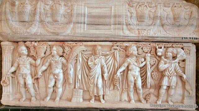 Christian und Roman Flachrelief, Bardo Museum - Tunesien