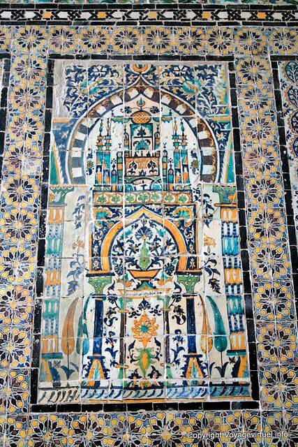 Bardo Museum, Wandfliesen Arabisten - Tunesien