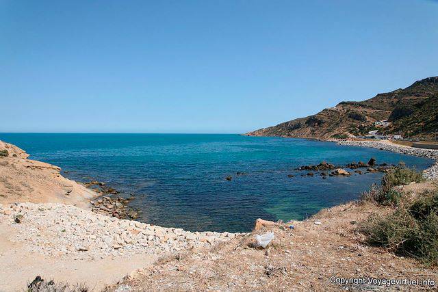 Cap Bon Strand in einer Bucht in der Nähe Korbous - Tunesien