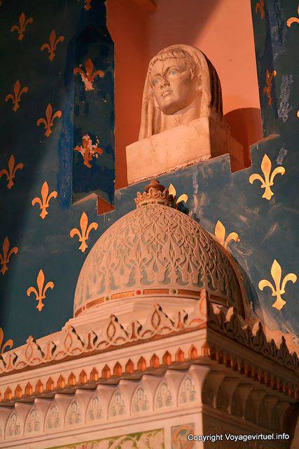 Bust in Carthage Acropolium, Kapelle Louis IX, Kathedrale Saint-Louis - Tunesien