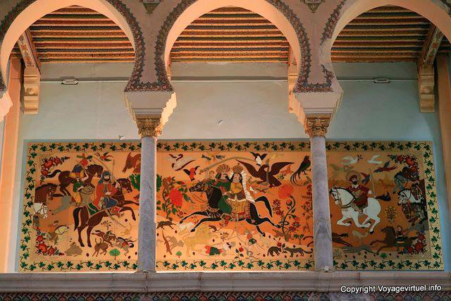 Carthage, Saint Louis-Kathedrale, Fresko in der ambulanten der Bühne - Tunesien