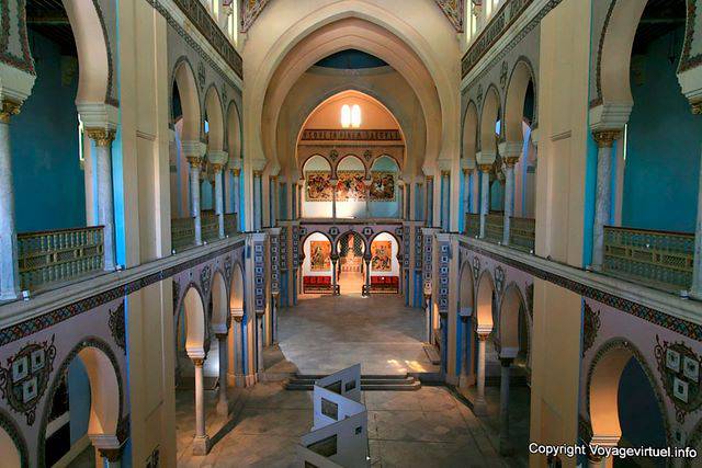 Carthage, Saint Louis-Kathedrale, Ansicht des Nave von der ambulanten - Tunesien