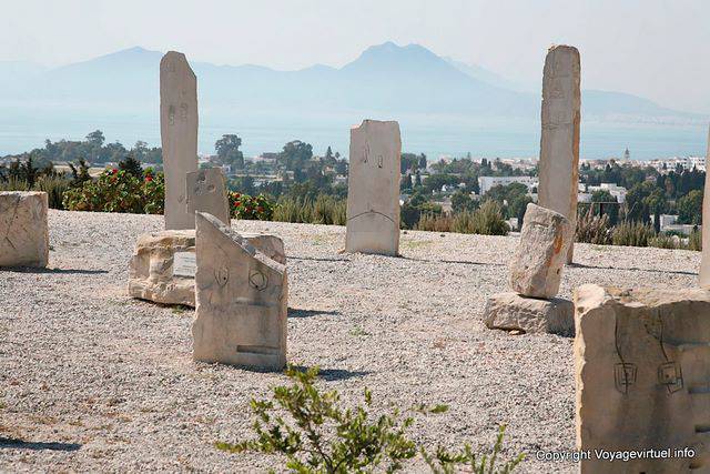 Carthage, archäologische Stätte, die Steine, die sprechen, Moez Chelly - Tunesien