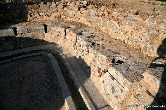 Dougga, Latrinen des Zyklopen Bäder - Tunesien