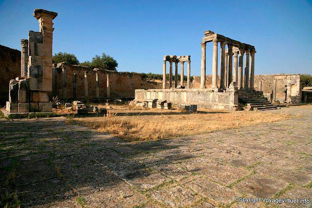 Dougga, der Tempel der Juno Caelestis - Tunesien