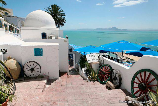 Sidi Bou Said, Café des Délices - Tunesien