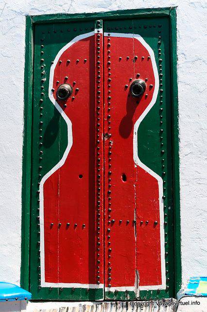 Sidi Bou Said, Café des Délices, maurische Tor - Tunesien
