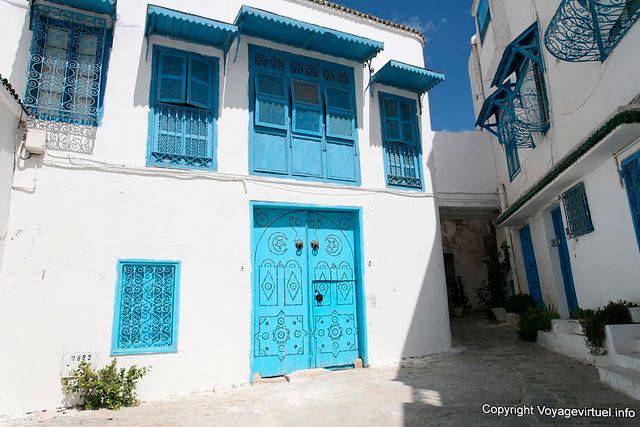 Sidi Bou Said, Hof Fenster - Tunesien