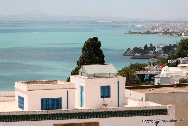 Sidi Bou Said, mit Blick auf den Golf von Tunis - Tunesien