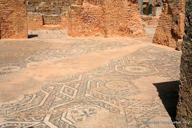 Thuburbo Majus, Sommer Spa, andere Mosaiken - Tunesien