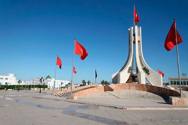Monument Square Rathaus, Tunis - Tunesien
