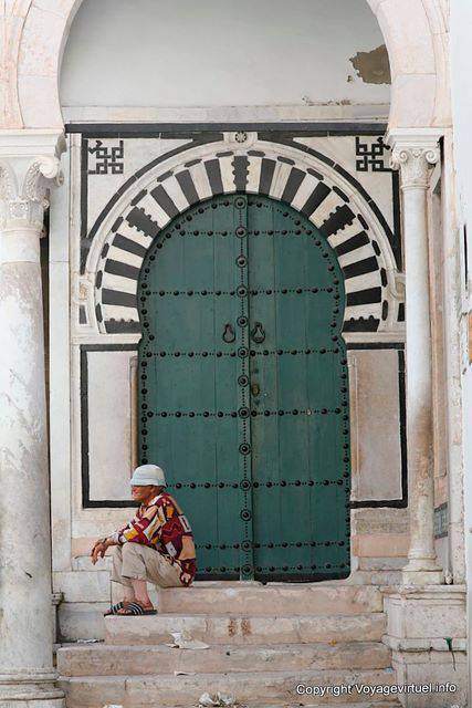 Tunis Medina Moschee Eintrag - Tunesien
