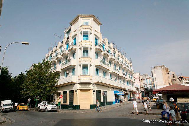 Tunis Straße aus Algerien, Marokko Straßenecke - Tunesien