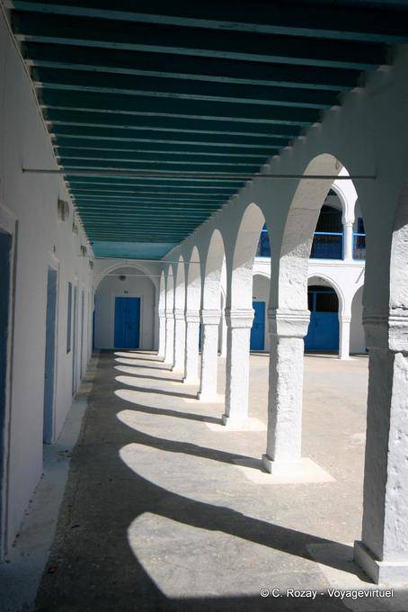 Arcade Schatten, jüdische Synagoge - Tunesien