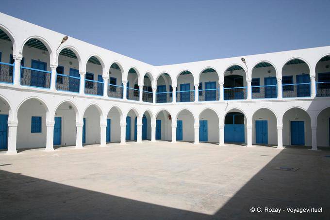 Unterkunft der Pilger, jüdische Synagoge in Djerba - Tunesien