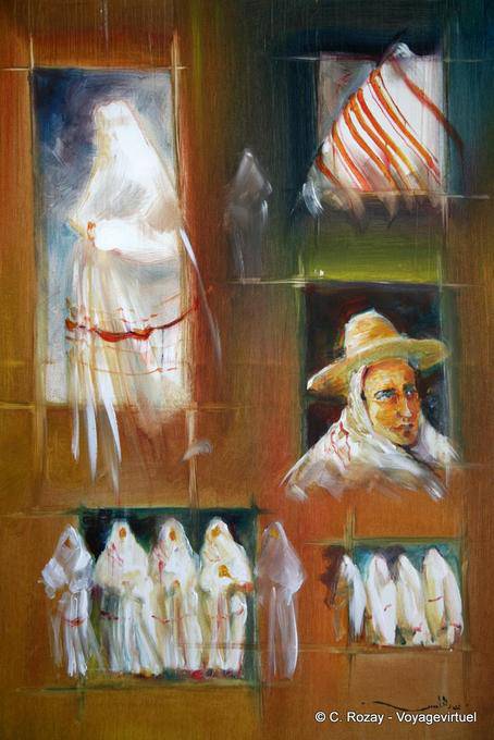 Die Djerbian, Malerei, Museum Guellala - Tunesien