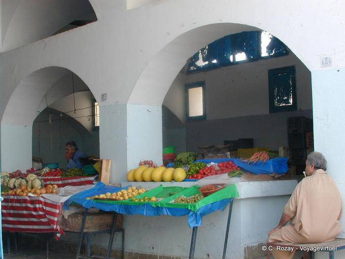 Obstmarkt, Houmt Souk, Djerba - Tunesien