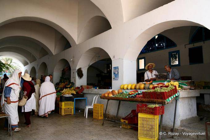 Unter den Arkaden Markt Houmt Souk, Djerba - Tunesien