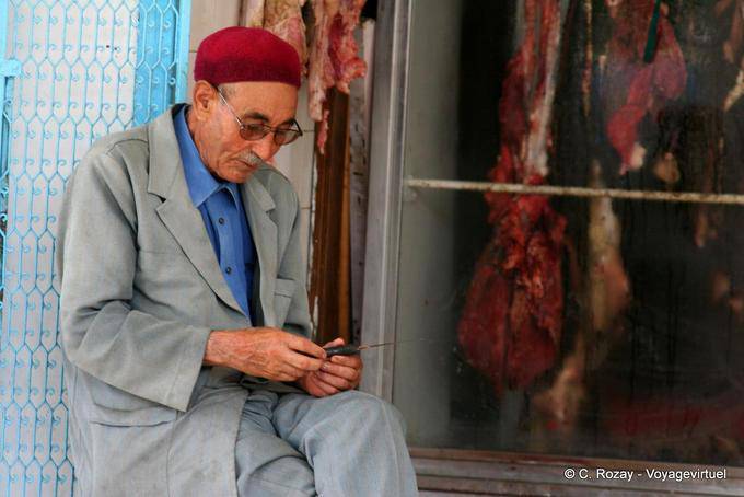 Boucher Markt Houmt Souk, Djerba - Tunesien