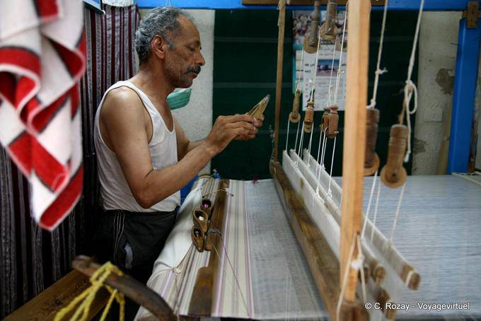 Weaving Redaa, Djerba, Houmt Souk - Tunesien