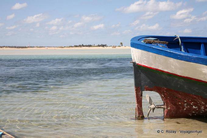 Bootspropeller, Strand Seguia, Djerba - Tunesien