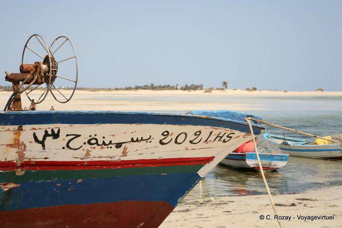 Fischerboot, Seguia, Djerba - Tunesien