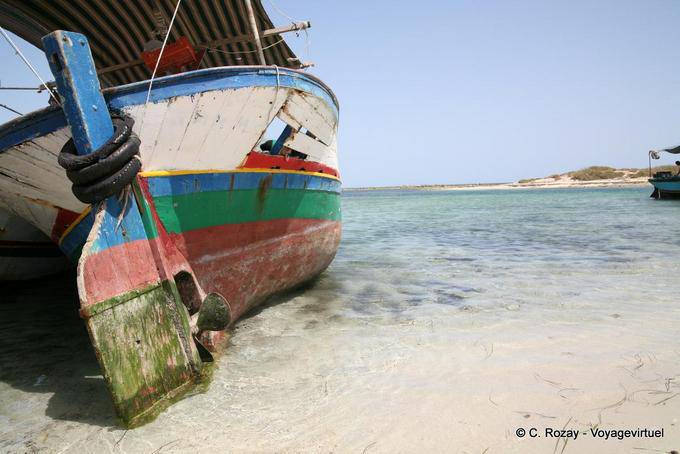 Boot in Seguia, Djerba - Tunesien