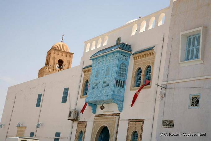 Balkon Moucharabieh Sidi Abdelkader, Kairouan - Tunesien