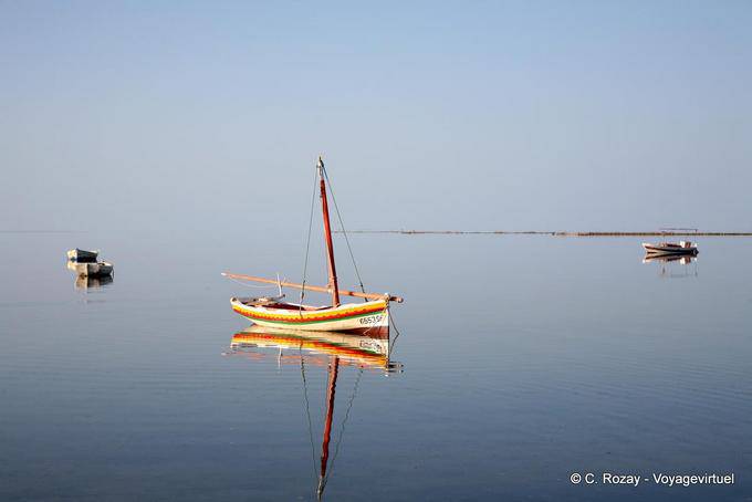 Mast Wasserspiegel, Ouled Kacem, Kerkennah - Tunesien
