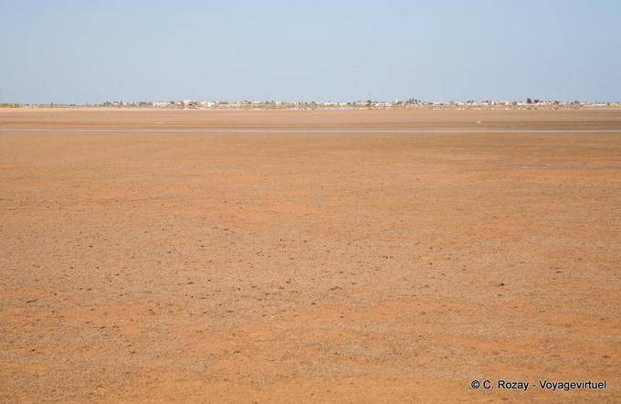 Flood Wüste Sidi Frankhal, Kerkennah - Tunesien
