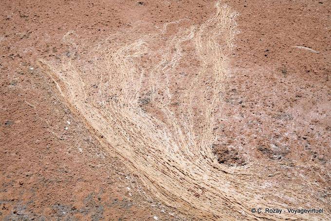 Salz, Erde und Sand gemischt Kerkennah Sidi Frankhal - Tunesien