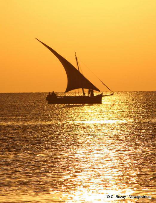 Fischerei am Sonnenuntergang, Sidi Frej, Kerkennah - Tunesien