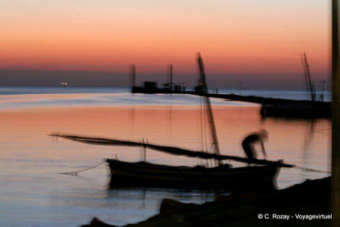 Abend Blur, Sidi Frej, Kerkennah - Tunesien