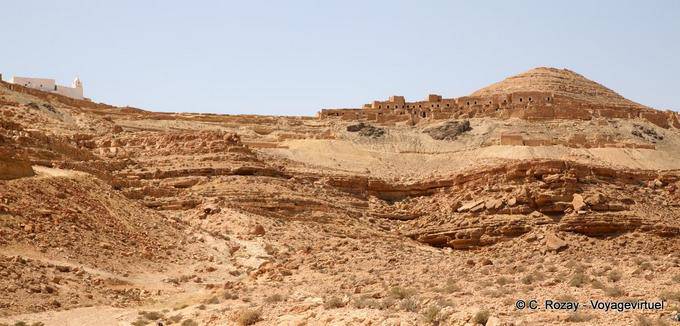 Landschaft Ksar Guermessa - Tunesien