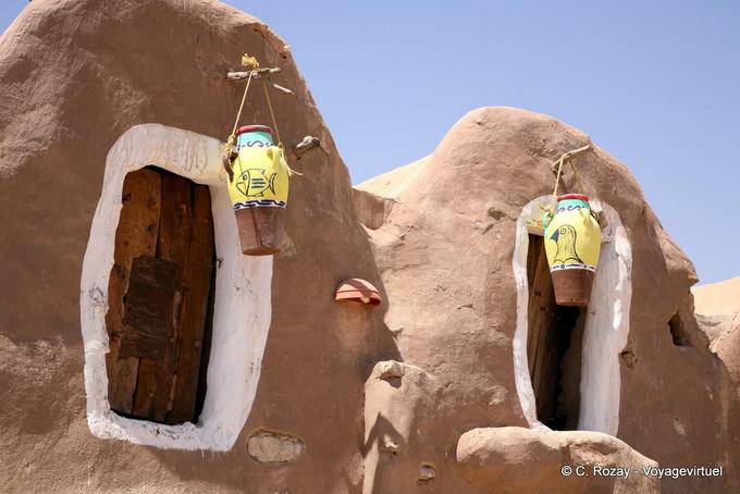 Suspended gemalt Amphoren Ksar Haddada - Tunesien
