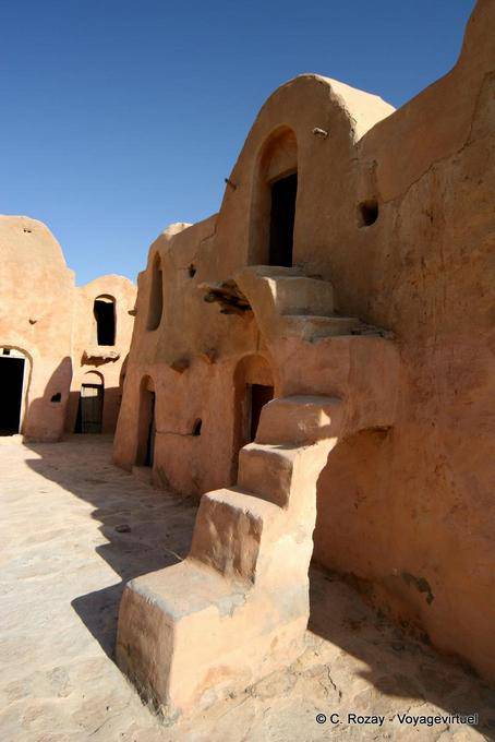 Low Ghorfa für Getreide, Ksar Ouled Soltane - Tunesien