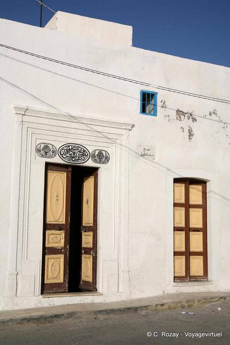 Harmonischen Fassade, Mahdia - Tunesien