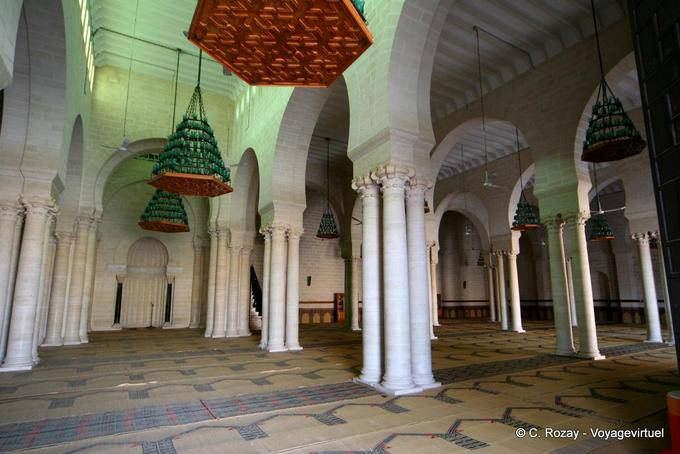 Eine andere Ansicht Gebetsraum, Große Moschee in Mahdia - Tunesien