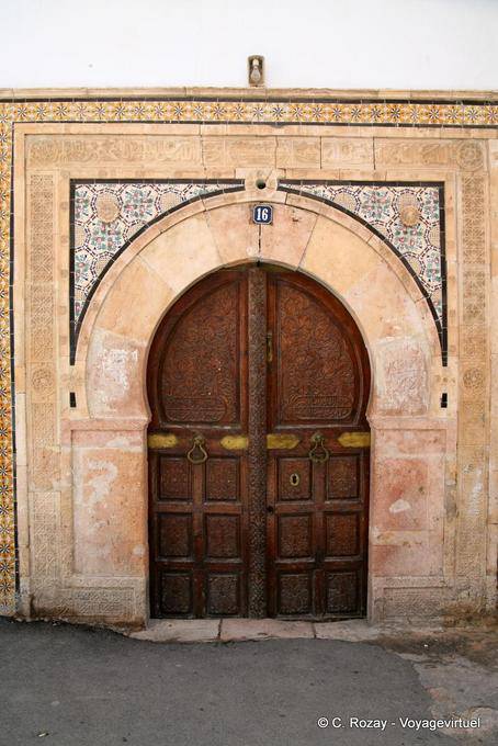 Sfax Tür reich verzierten Sfax - Tunesien